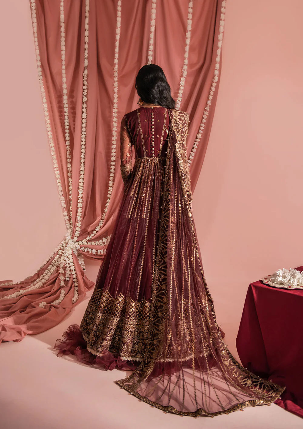 Aik Atelier 3PC Embroidered Organza Suit '23 - LOOK 08 gulbuy.com