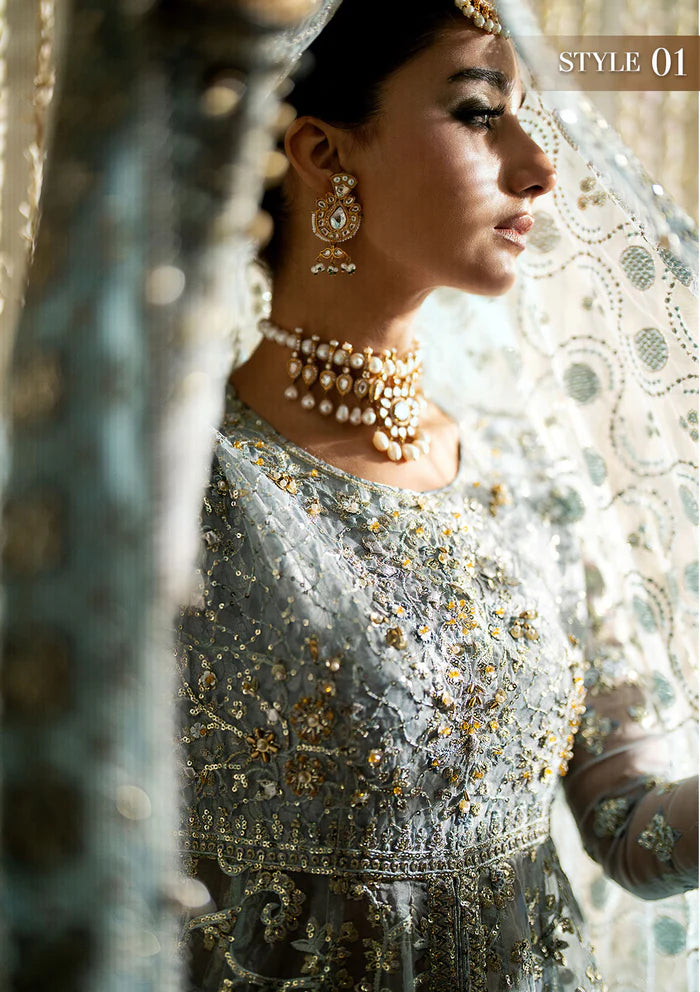 Aik Atelier 3PC Embroidered Organza Suit '24 VOL. 1-LOOK 03 gulbuy.com