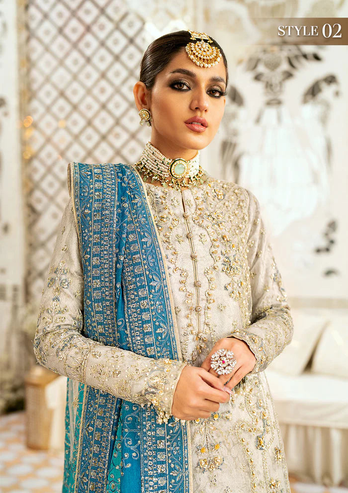 Aik Atelier 3PC Embroidered Organza Suit '24 VOL.1-LOOK 10 gulbuy.com
