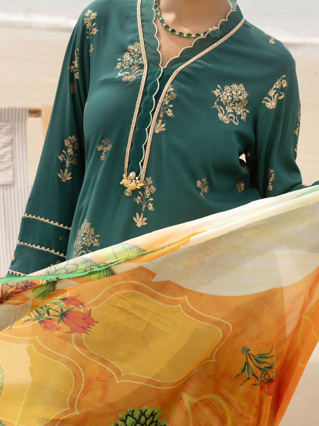 Almirah 3Pc Printed Silk Suit ALP-3PS-2043 gulbuy.com