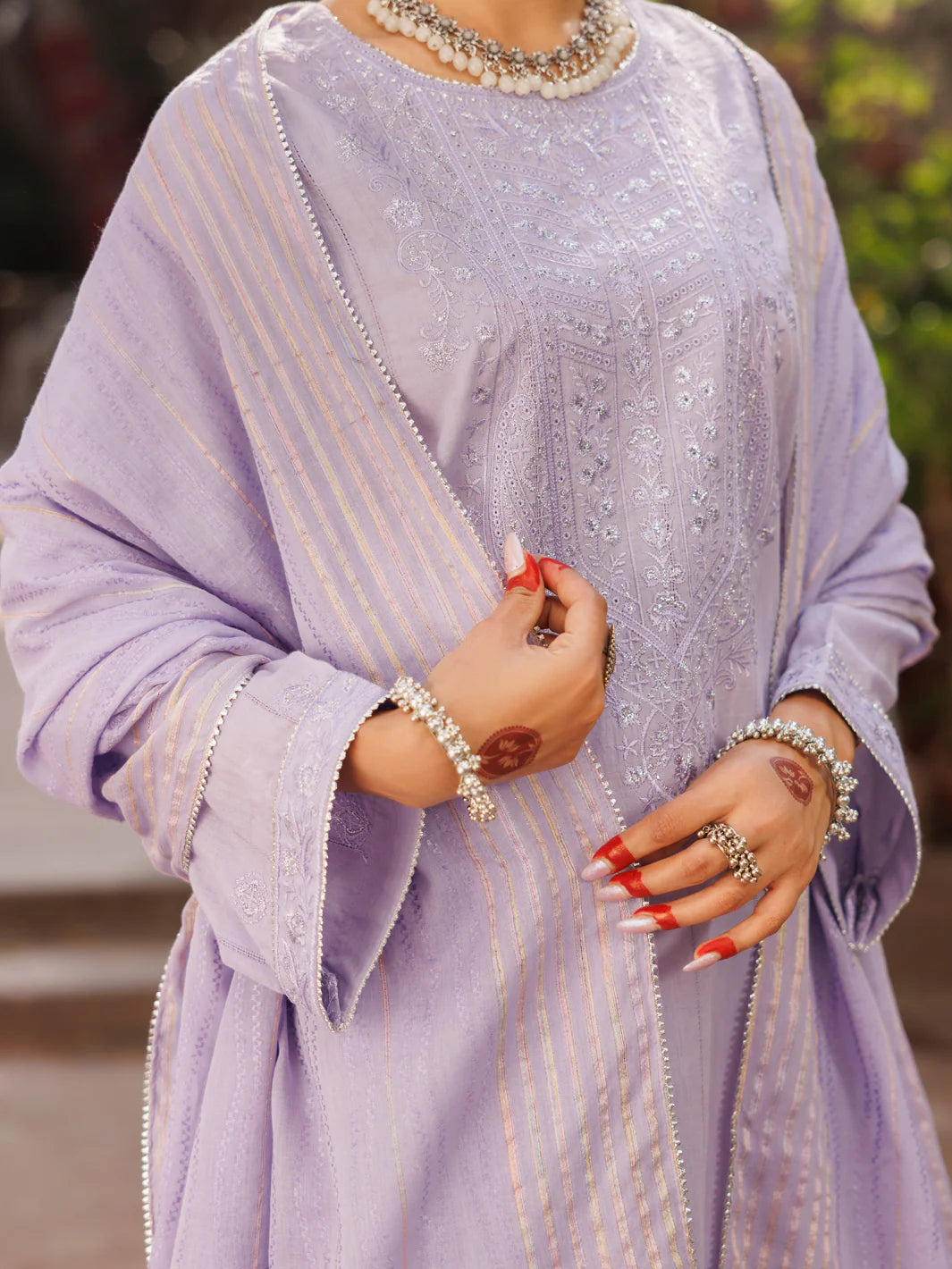 Almirah 3Pc Embroidered Dobby Suit ALP-3PS-2165 gulbuy.com