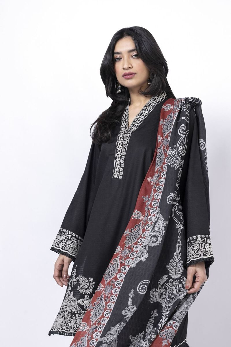 Khaadi 3Pc Embroidered Dobby Suit AS1503AST gulbuy.com