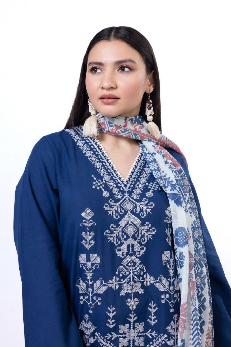 Khaadi 3Pc Embroidered Cambric Suit AS2305AST gulbuy.com