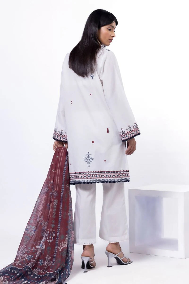 Khaadi 3Pc Embroidered Cambric Suit AS2307AST gulbuy.com