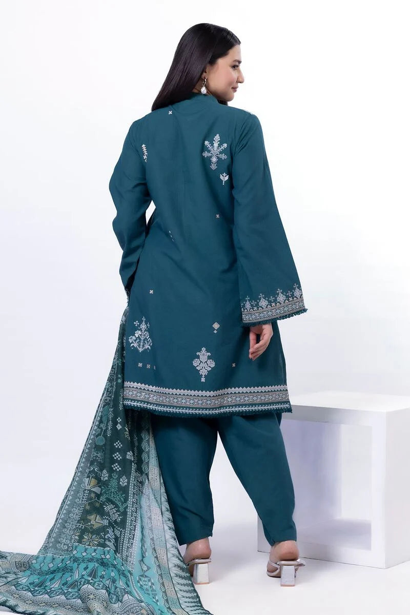 Khaadi 3Pc Embroidered Cambric Suit AS2307BST gulbuy.com