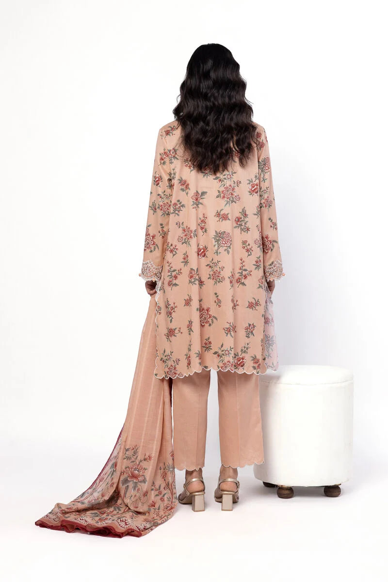 Khaadi 3Pc Embroidered Lawn Suit AS3701B gulbuy.com