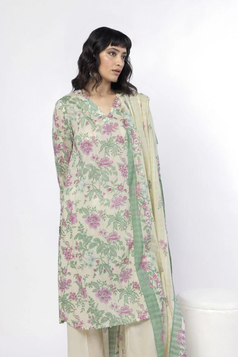 Khaadi 3Pc Embroidered Lawn Suit AS3703A gulbuy.com