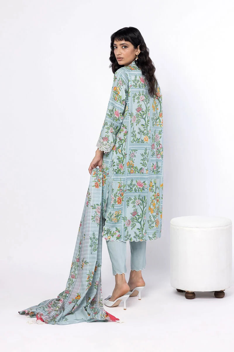 Khaadi 2Pc Embroidered Lawn Suit AS3708A gulbuy.com