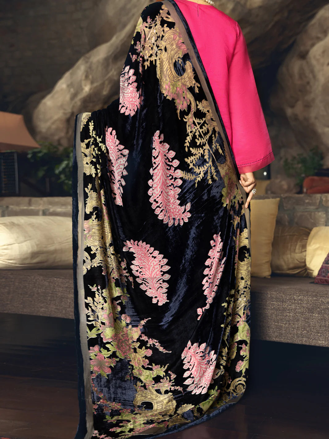 Almirah 3Pc Embroidery Jacquard Suit-AWP-3PS-541 gulbuy.com