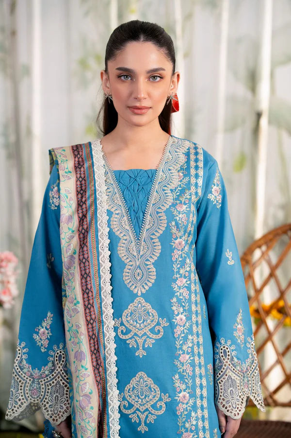 Aabyaan 3Pc Embroidered Lawn Suit ALARA (AR-03) gulbuy.com