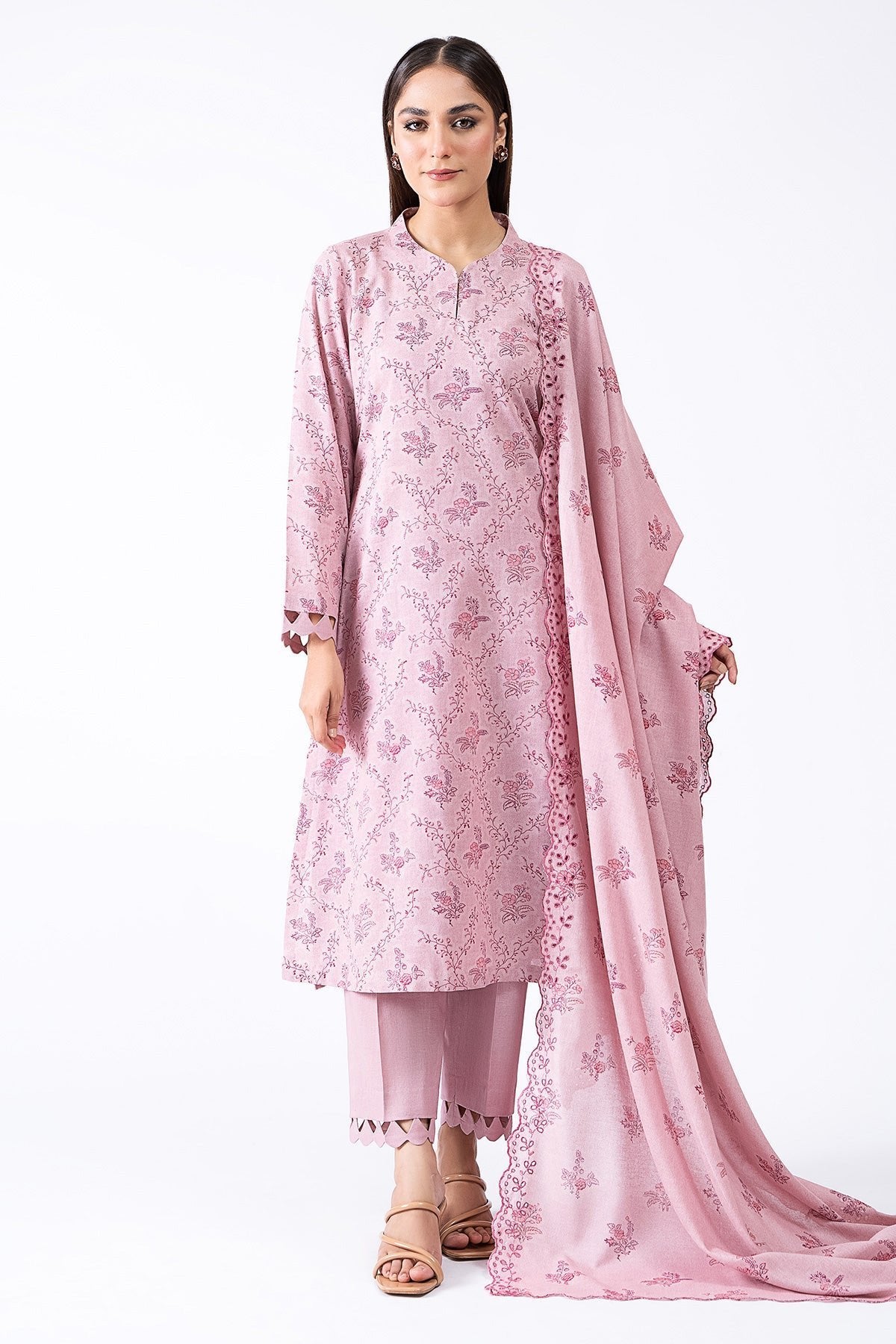 kayseria 3 Piece Khaddar Printed Suit (C5464-102)