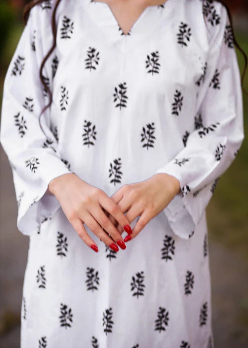 Chaudhary Arts 2Pc Printed Linen Suit RRU9819 gulbuy.com