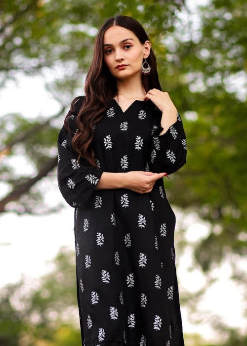 Chaudhary Arts 2Pc Printed Linen Suit LRB2640 gulbuy.com