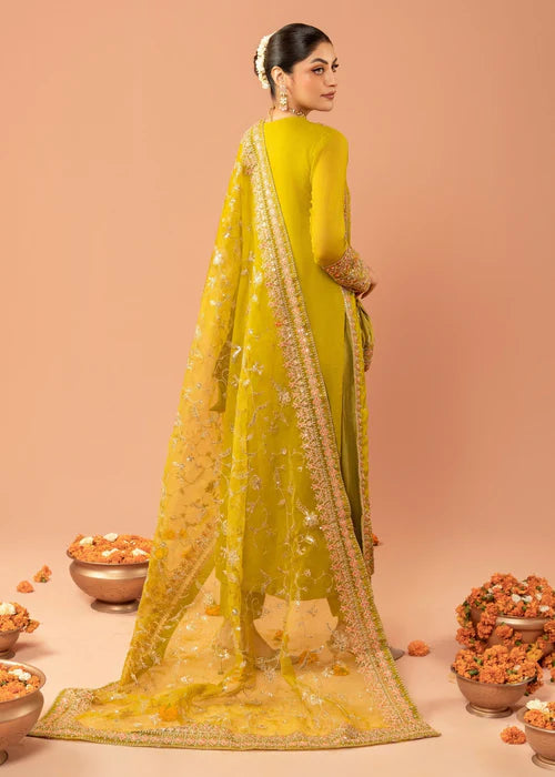 Agha Jaan 3Pc Embroidered Chiffon Suit Emel gulbuy.com