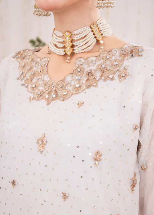 Agha Jaan 3Pc Embroidered Chiffon Suit KOYAL gulbuy.com