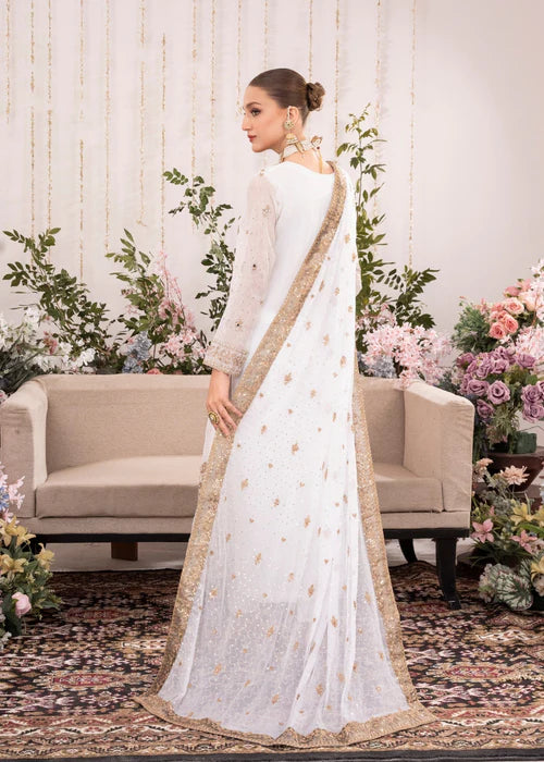 Agha Jaan 3Pc Embroidered Chiffon Suit KOYAL gulbuy.com