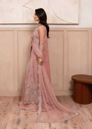 Agha jaan 3Pc Embroidered Chiffon Suit CELINE gulbuy.com
