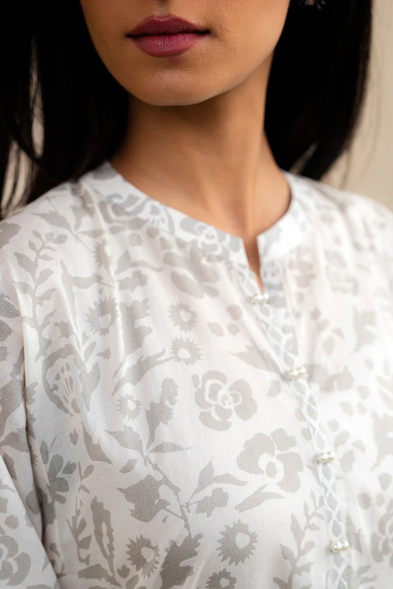 Cross Stitch 3Pc Printed Lawn Suit CORAL WHISPER gulbuy.com