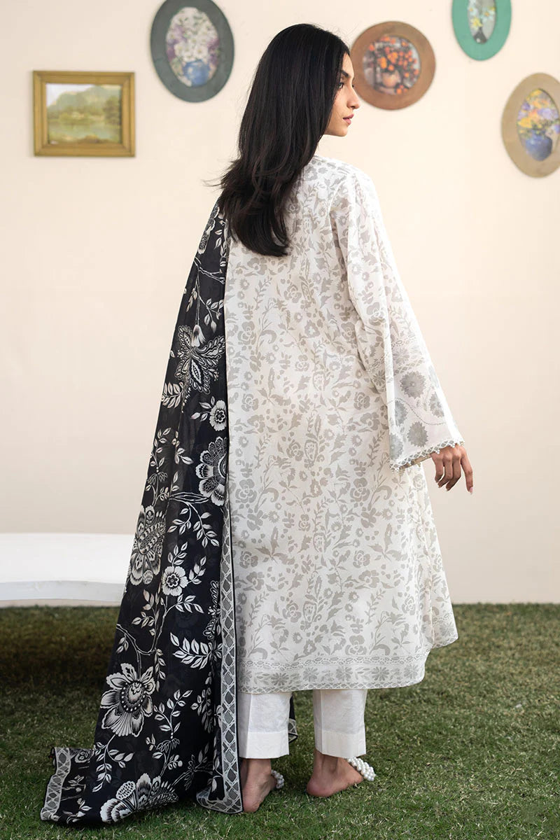 Cross Stitch 3Pc Printed Lawn Suit CORAL WHISPER gulbuy.com