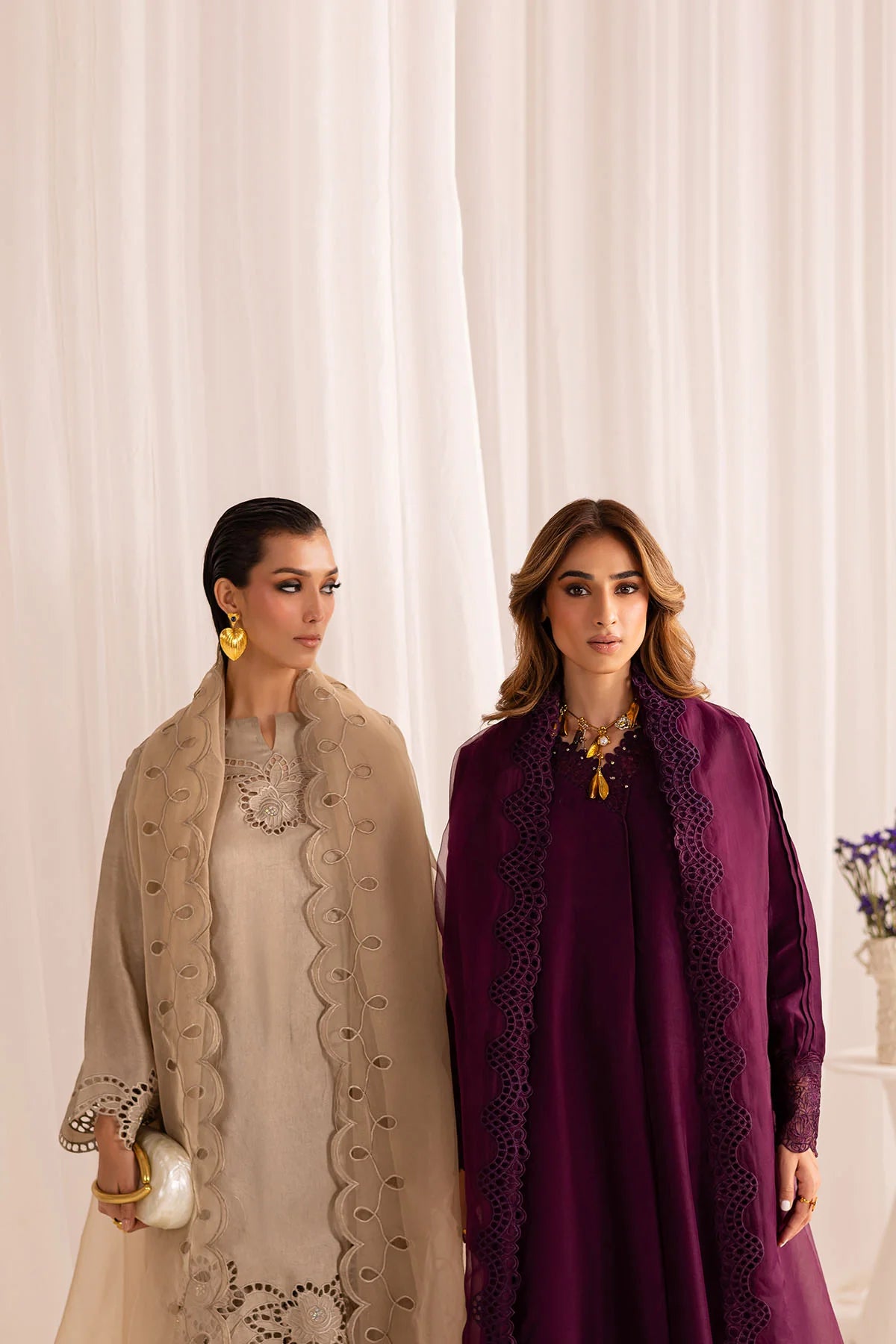 Nureh 3Pc Embroidered Silk Suit NP-650 gulbuy.com