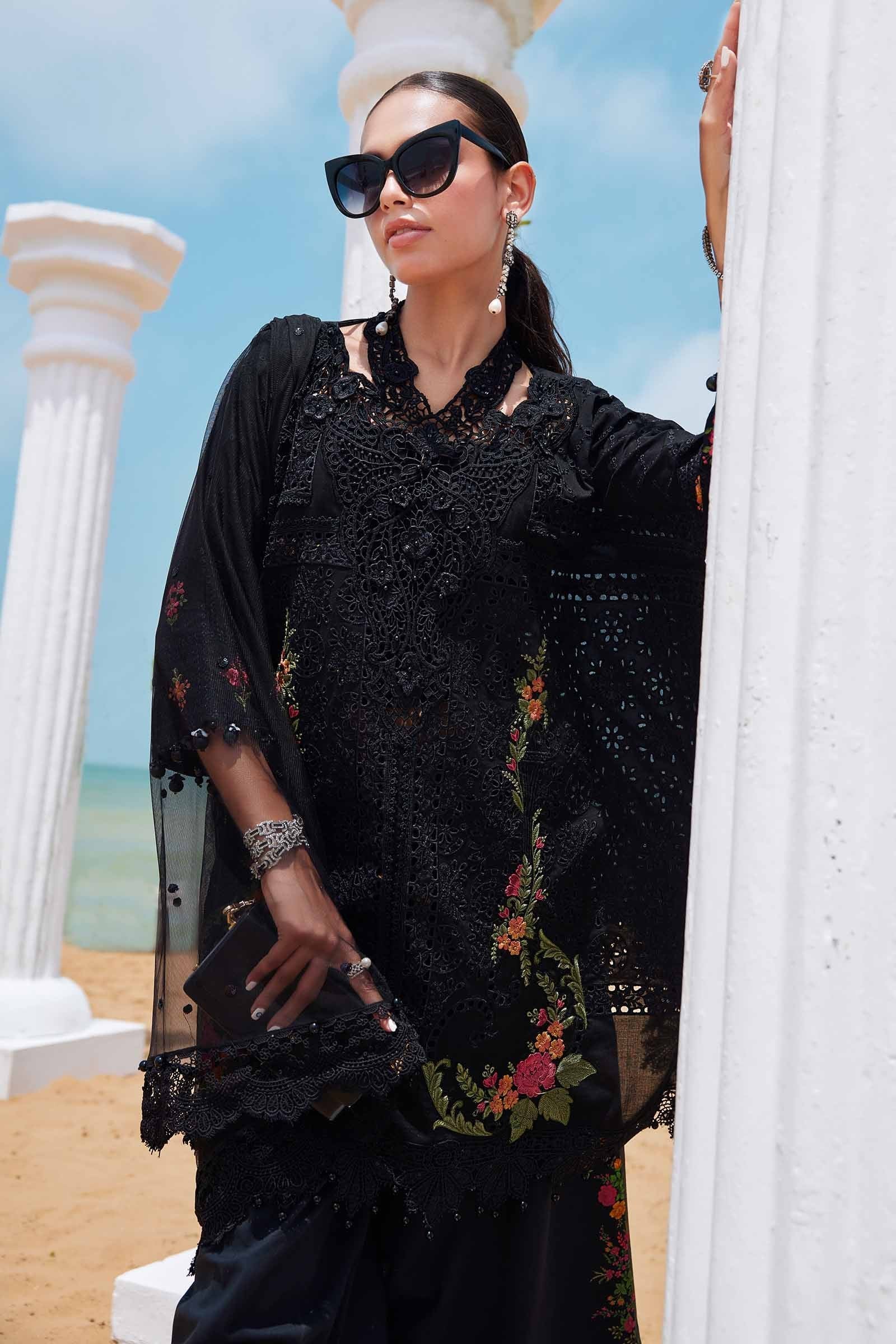 Maria B 3Pc Embroidered Lawn Suit EID LAWN-25-01 gulbuy.com