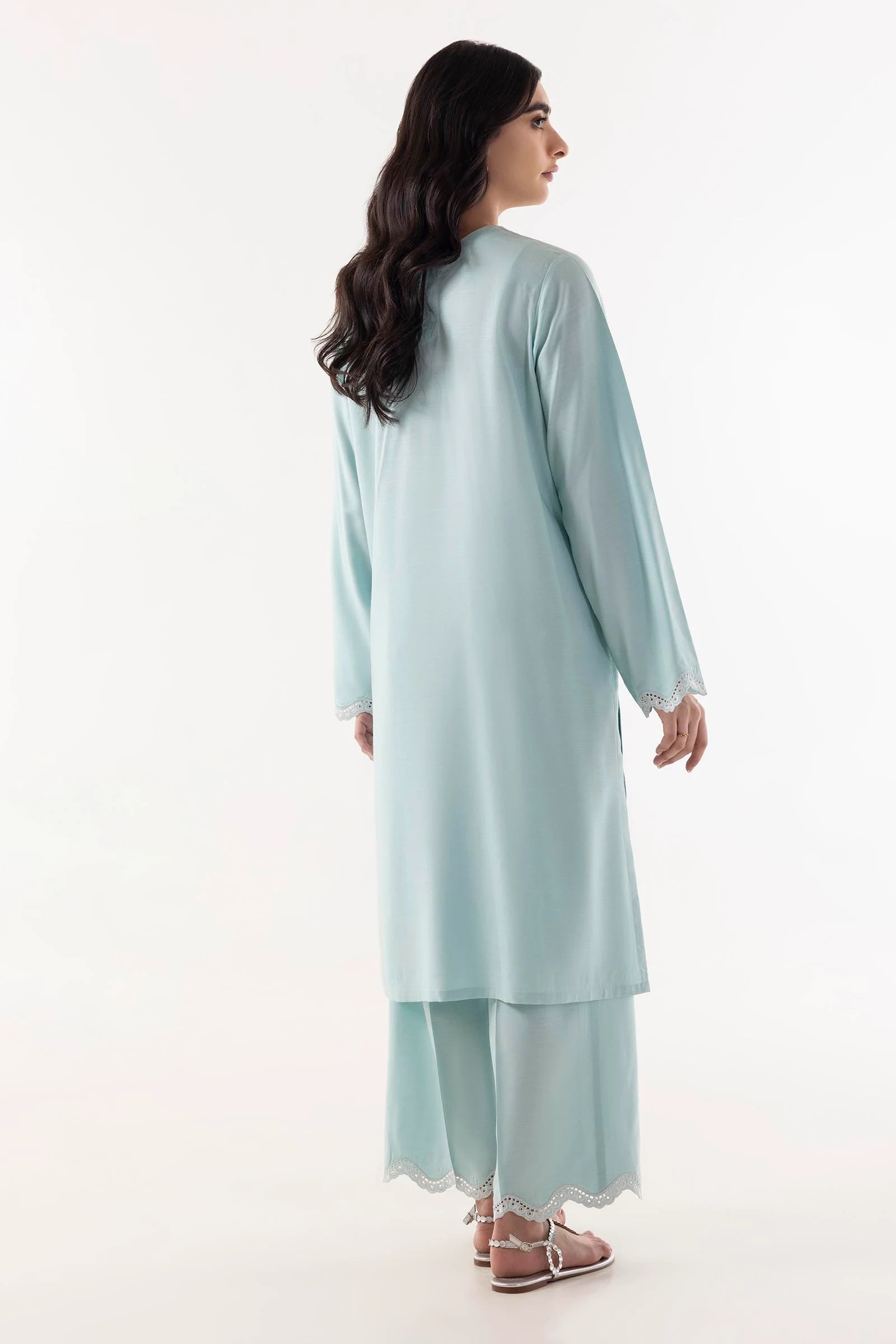 Sana Safinaz 2Pc Printed Slub Khaddar Suit FW24SGE565P2T gulbuy.com