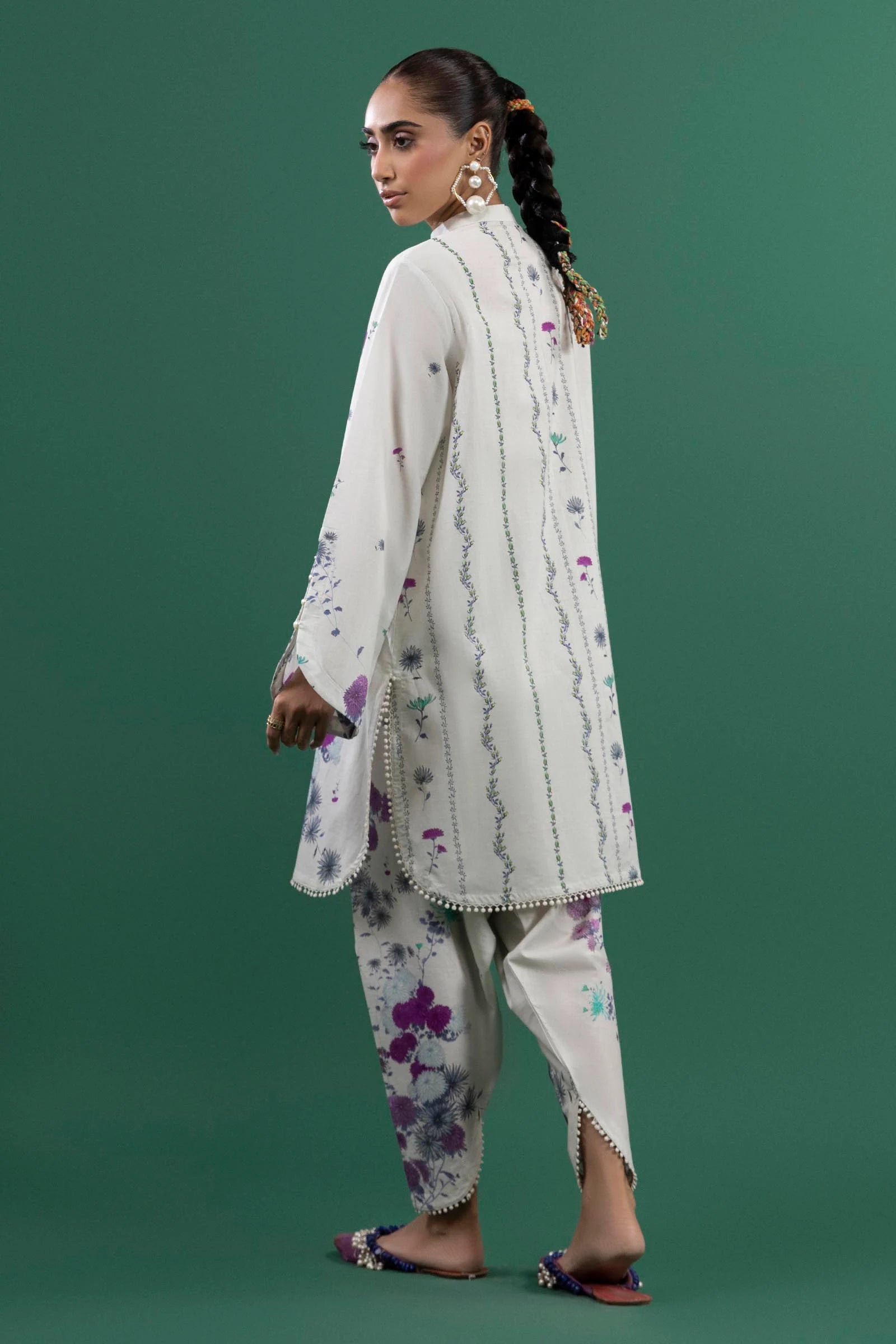 Sana Safinaz 2Pc Printed Lawn Suit H253-006A-2C gulbuy.com