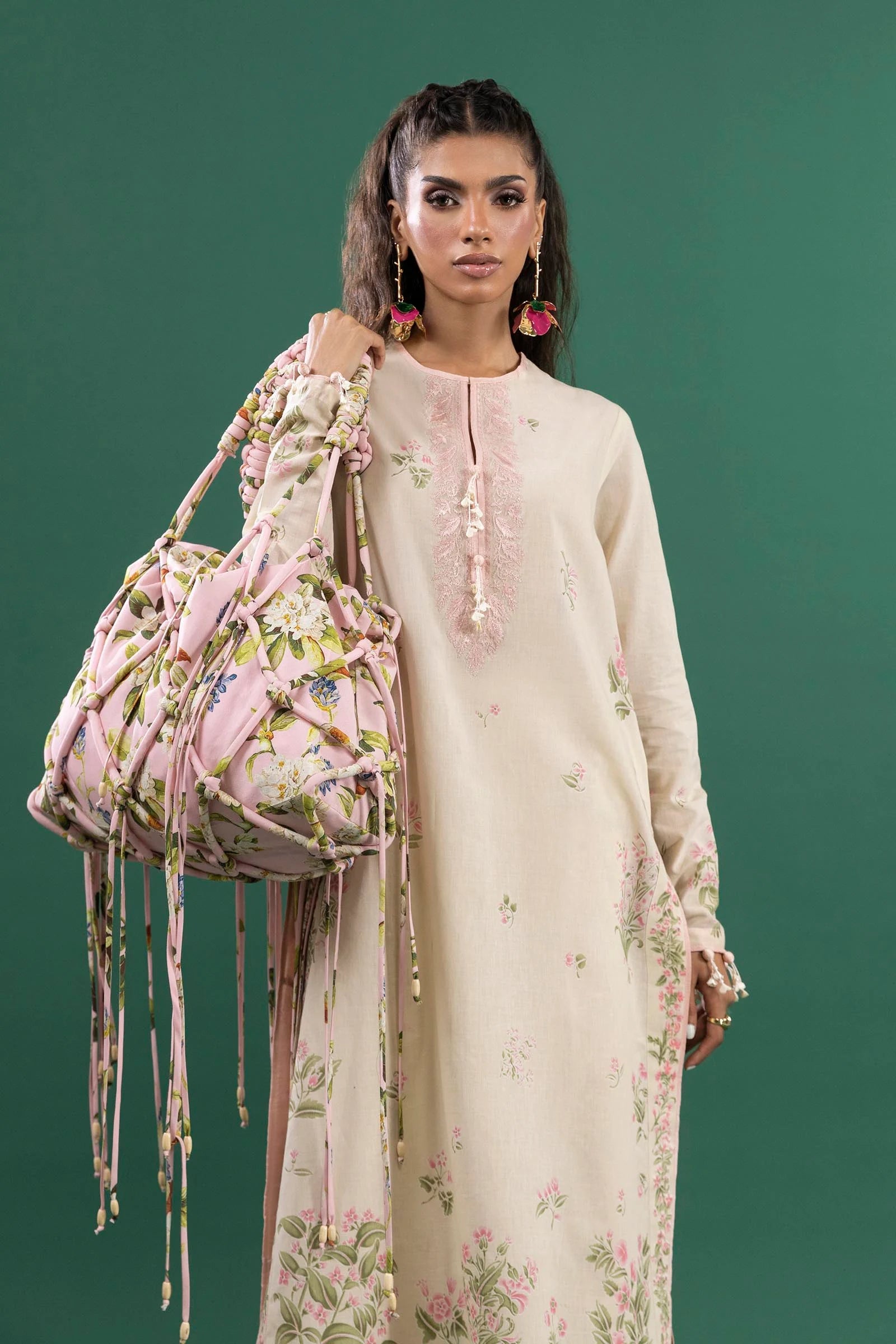 Sana Safinaz 2Pc Printed Lawn Suit H253-007A-2C gulbuy.com