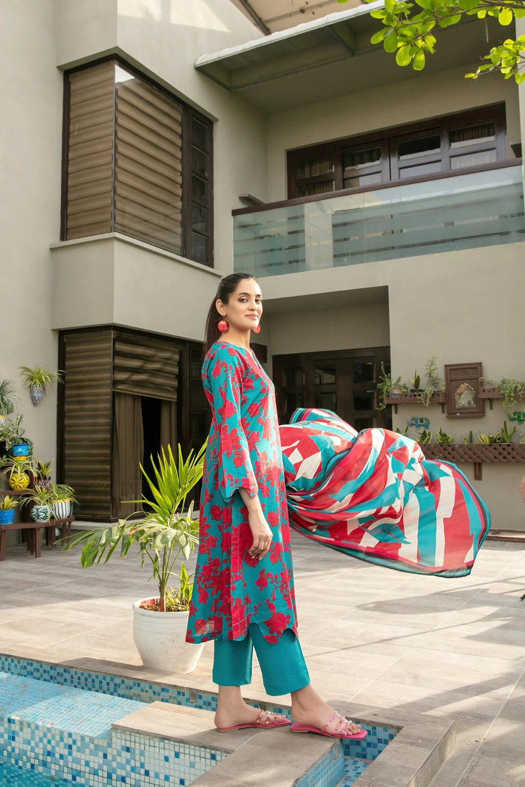 Tawakkal 3Pc Printed Lawn Suit D-1573 gulbuy.com