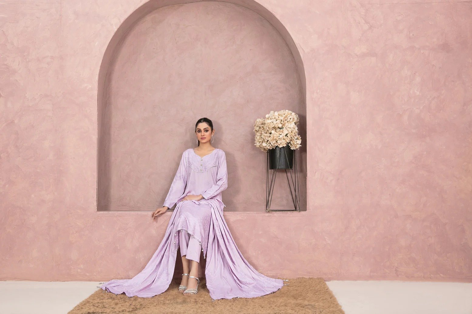 Tawakkal 3Pc Embroidered Lawn Suit D-1182-ZIRWA gulbuy.com