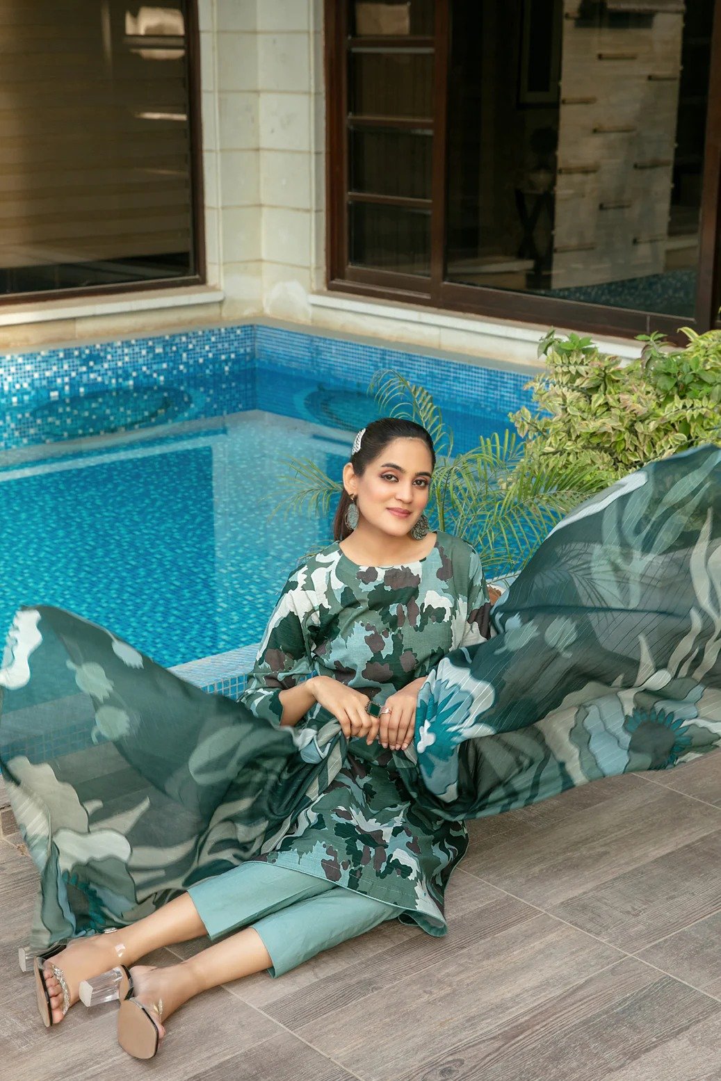 Tawakkal 3Pc Printed Lawn Suit D-1576 gulbuy.com