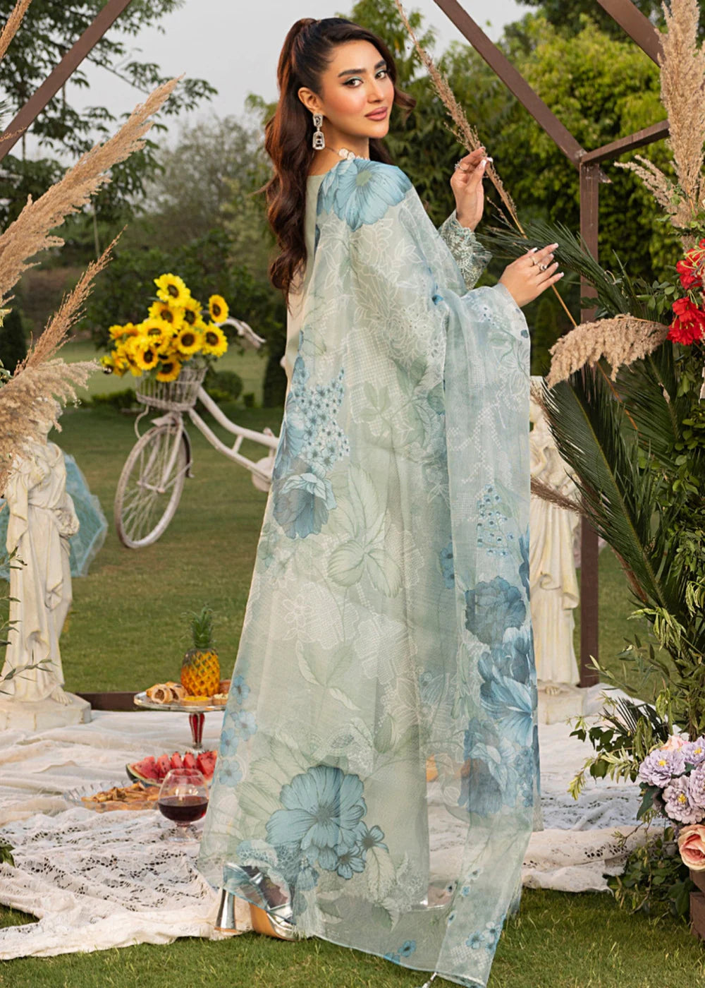 Imrozia 3Pc Embroidered Cotton Suit IP-126 SARAH gulbuy.com