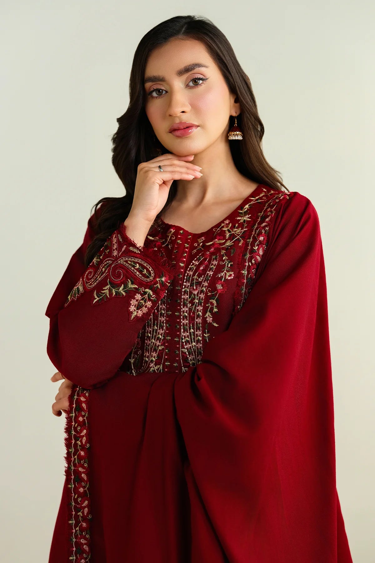 Kayseria Embroidered Cotton Suit KPW24-P3063-63 gulbuy.com