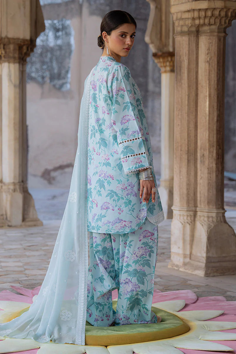 Cross Stitch 3Pc Printed Lawn Suit MINT GLAMOUR gulbuy.com