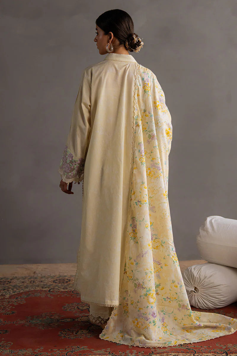 Cross Stitch 3Pc Printed Lawn Suit SUNSHINE GLOW gulbuy.com
