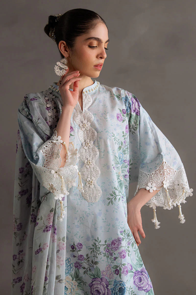 Cross Stitch 3Pc Printed Lawn Suit OCEAN BREEZE gulbuy.com