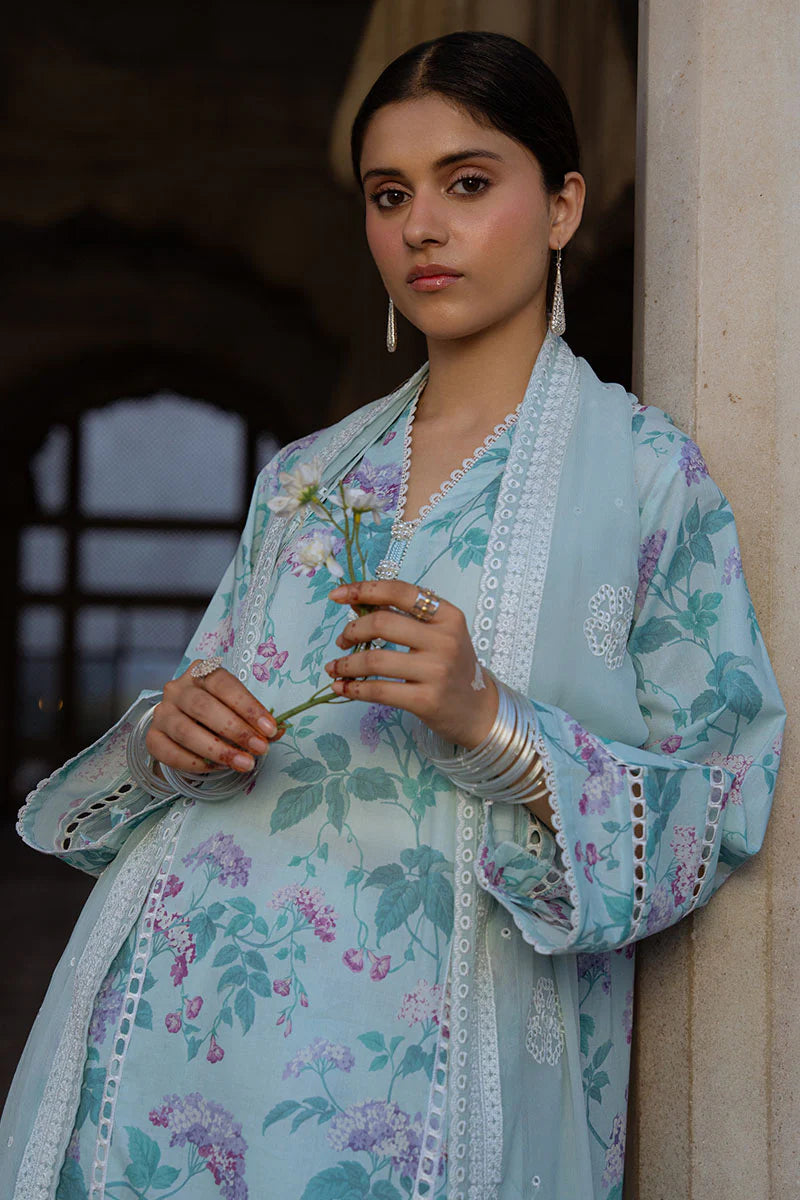 Cross Stitch 3Pc Printed Lawn Suit MINT GLAMOUR gulbuy.com