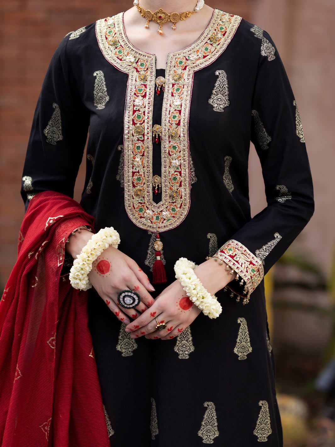 ALMIRAH 3 PIECE COTTON JACQUARD SUIT (ALP-3PS-1857)