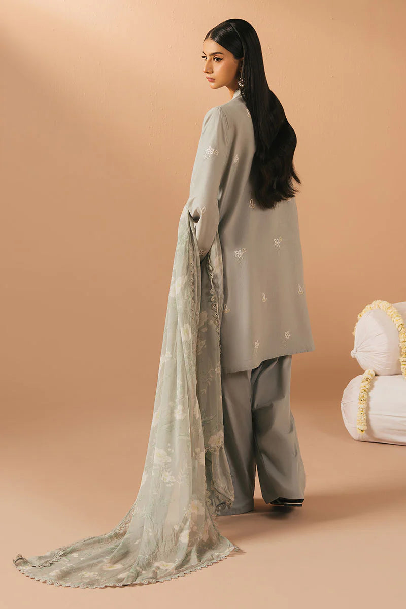 Cross Stitch 3Pc Embroidered Lawn Suit LIVIA FLORET gulbuy.com