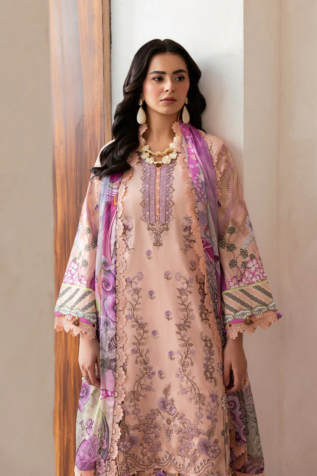 Ramsha 3Pc Embroidered Lawn Suit L-1411 gulbuy.com