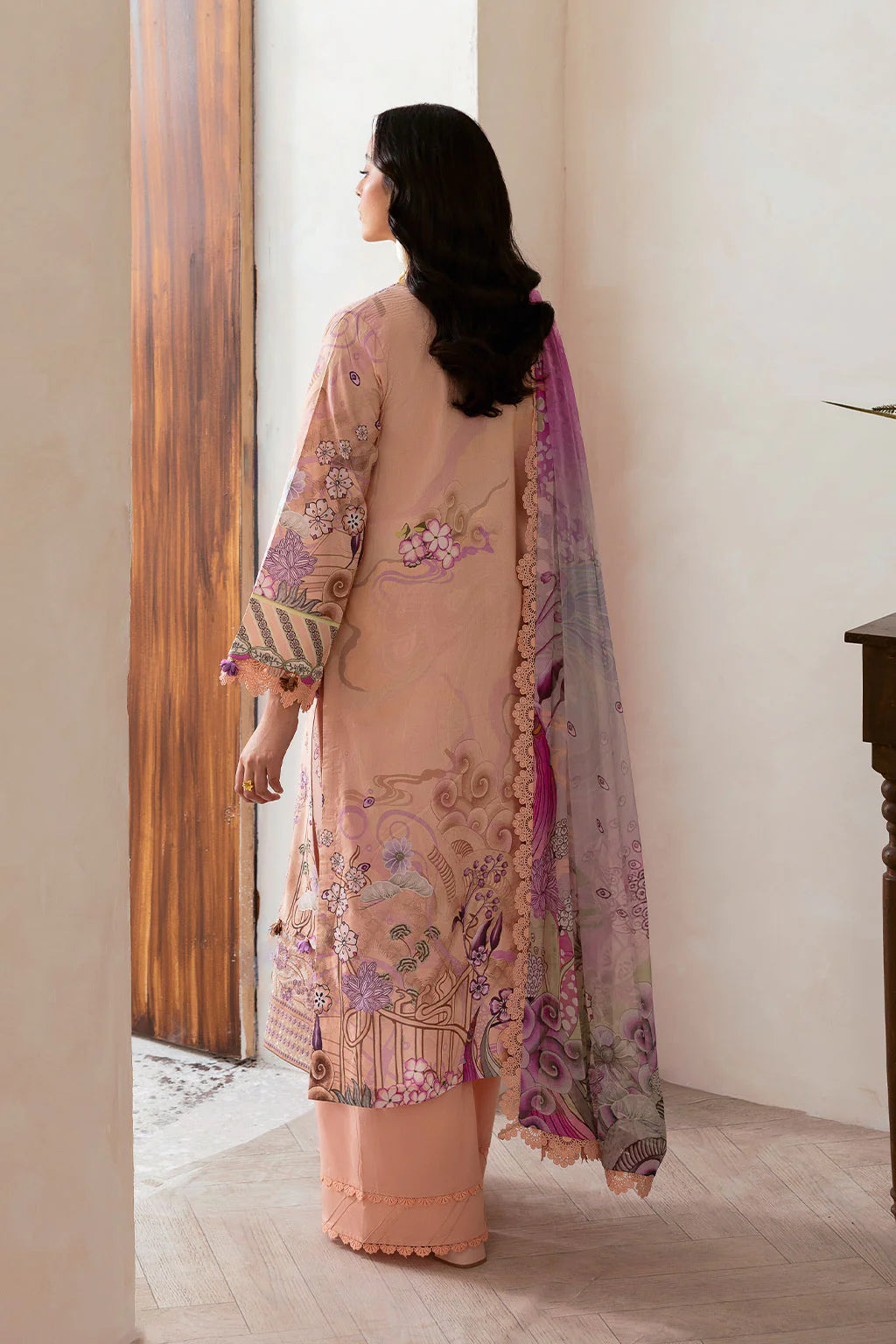 Ramsha 3Pc Embroidered Lawn Suit L-1411 gulbuy.com