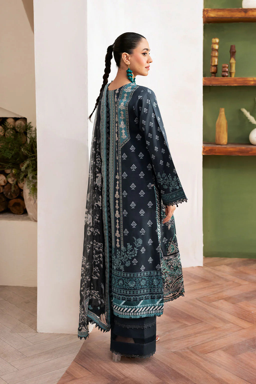 Ramsha 3Pc Embroidered Lawn Suit L-1408 gulbuy.com