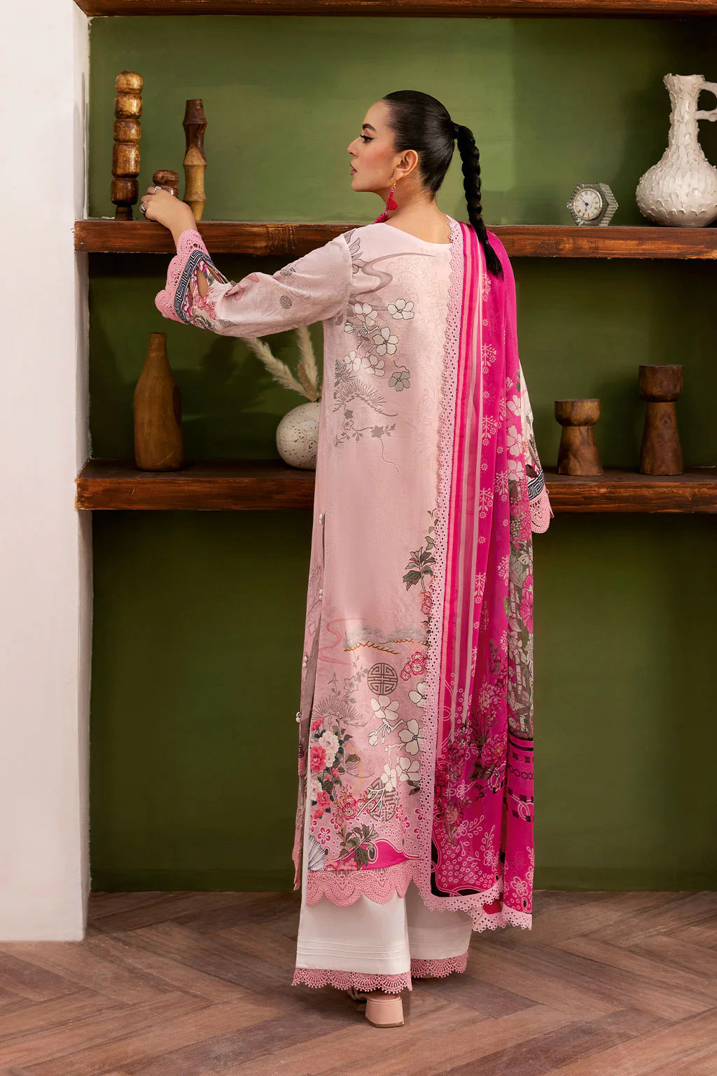 Ramsha 3Pc Embroidered Lawn Suit L-1407 gulbuy.com