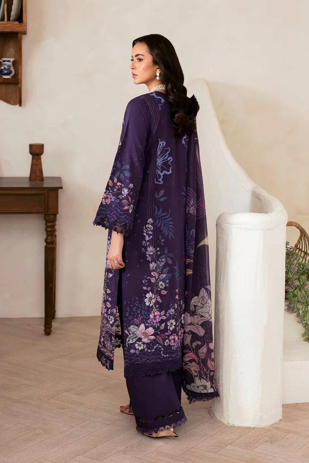 Ramsha 3Pc Embroidered Lawn Suit L-1401 gulbuy.com