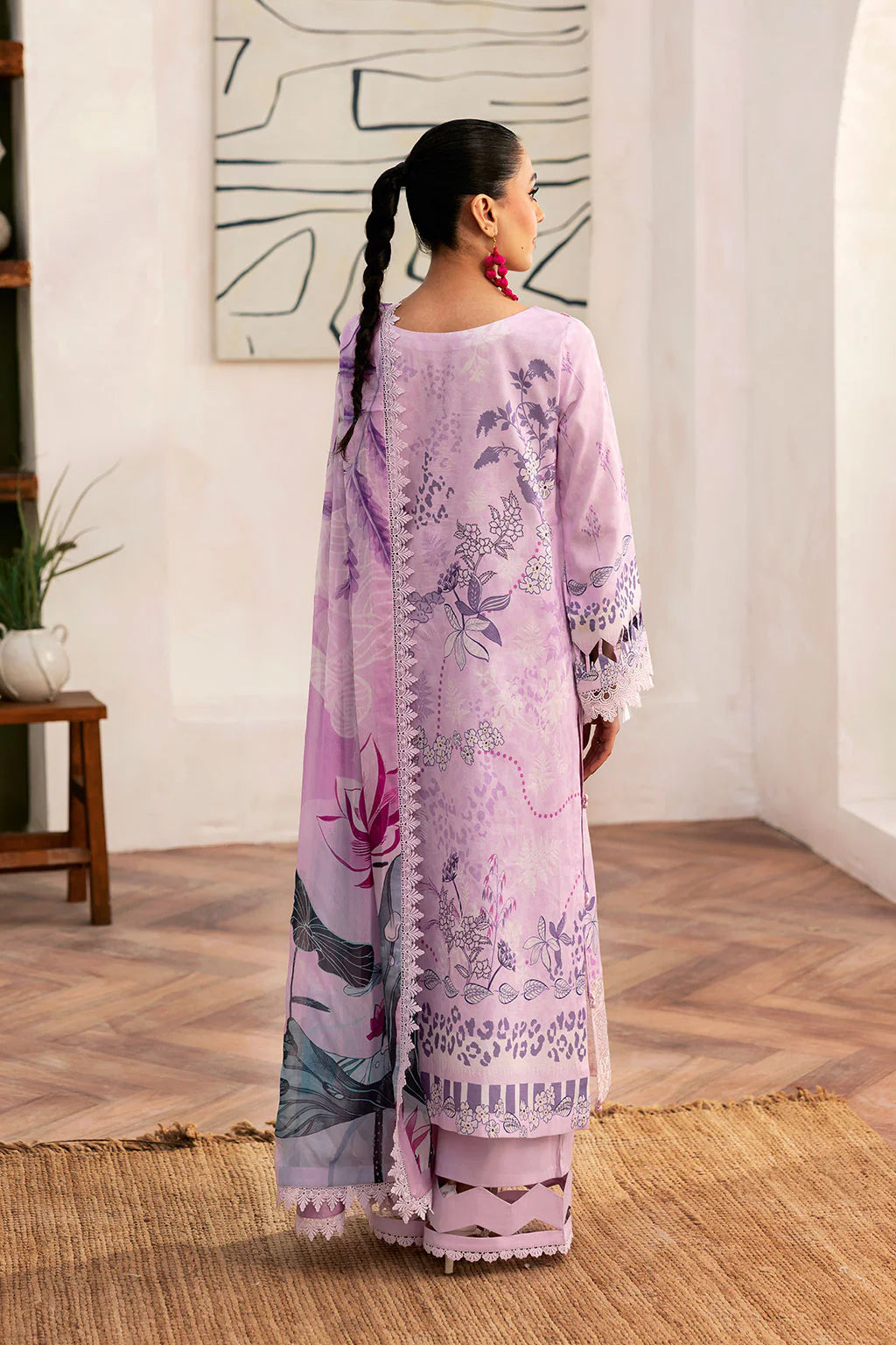 Ramsha 3Pc Embroidered Lawn Suit L-1404 gulbuy.com