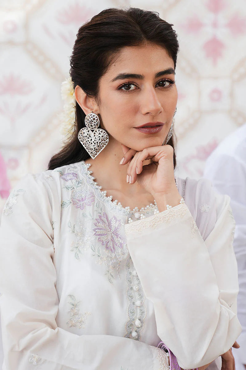 Cross Stitch 3Pc Embroidered Lawn Suit IVORY WHISPER gulbuy.com