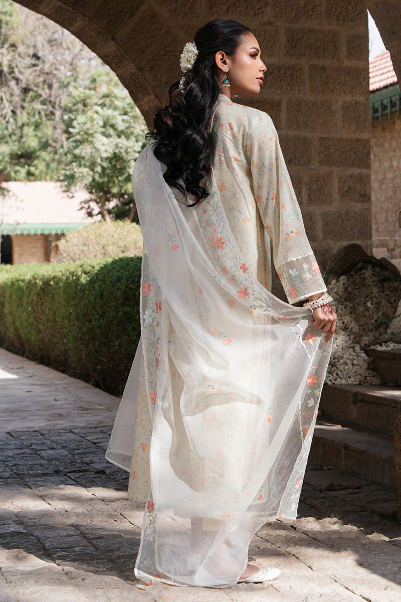 Cross Stitch 3Pc Printed Lawn Suit LIME DEW gulbuy.com