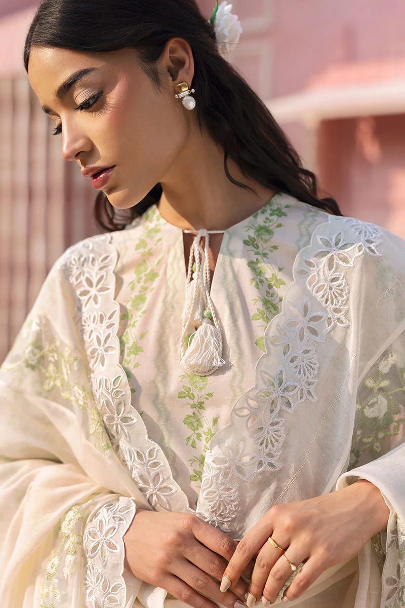 Cross Stitch 3Pc Printed Lawn Suit GREEN TRELLIS gulbuy.com