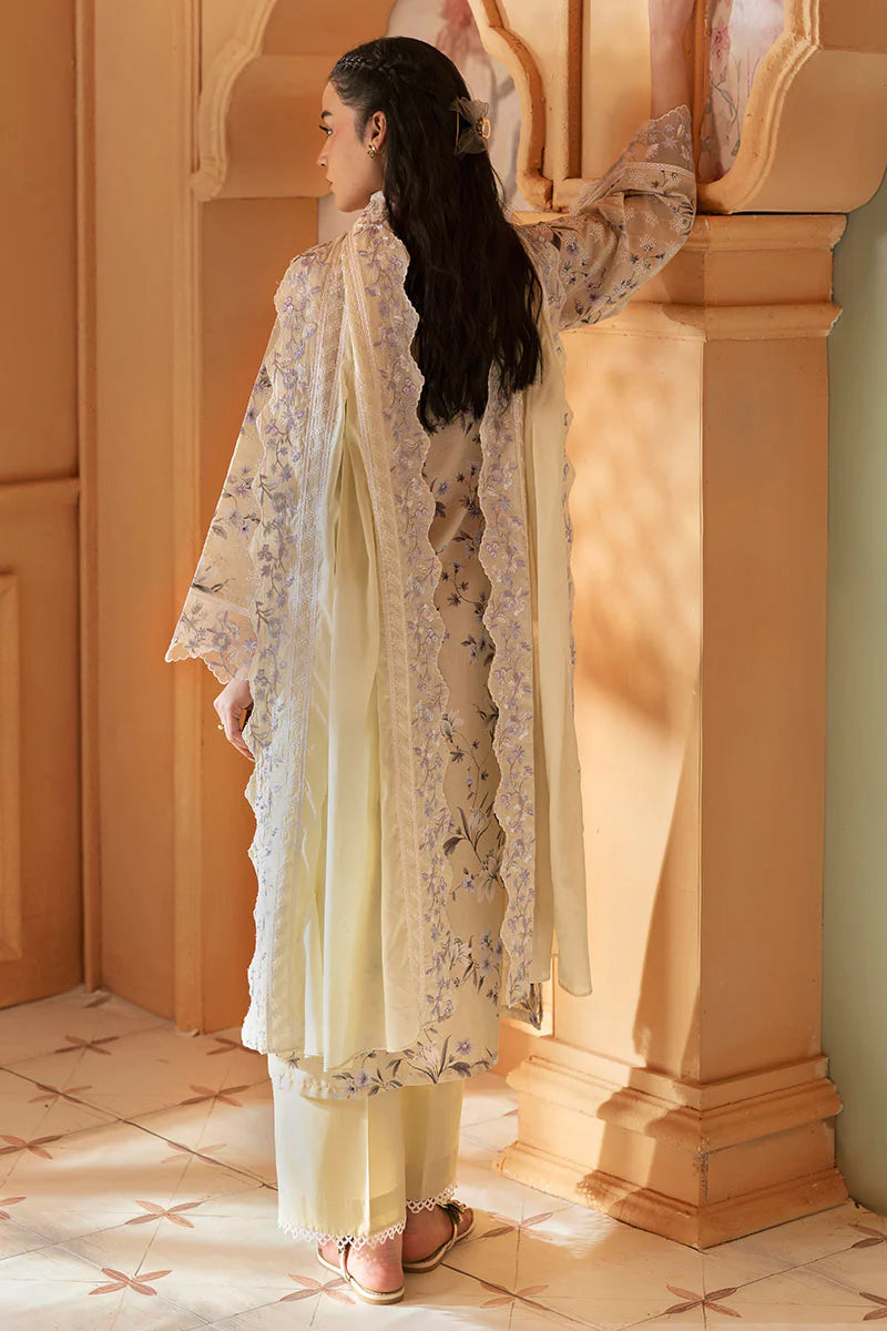 Cross Stitch 3Pc Printed Lawn Suit OLIVE MUSE gulbuy.com