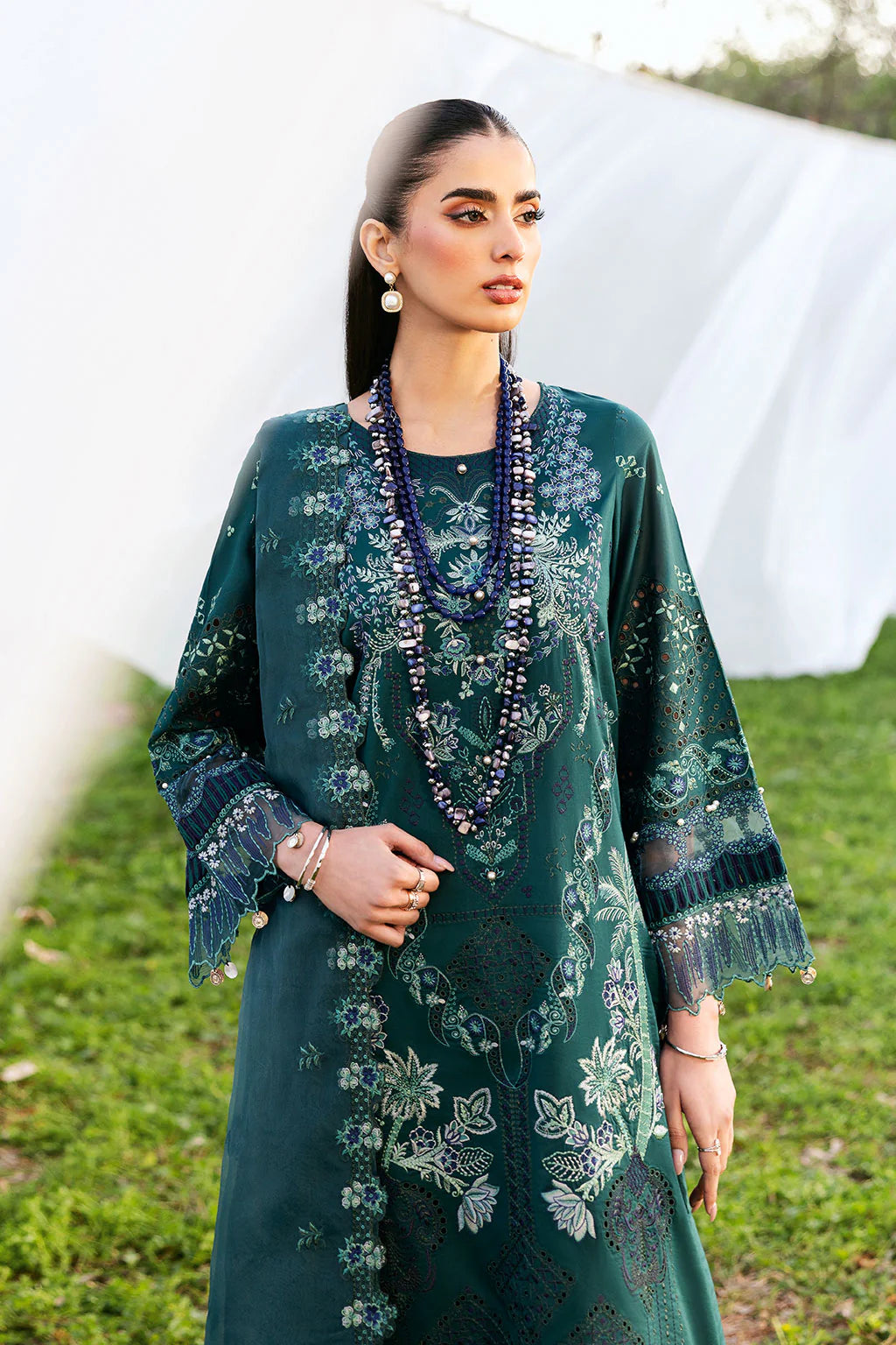 Ramsha 3Pc Embroidered Lawn Suit Y-1304 gulbuy.com